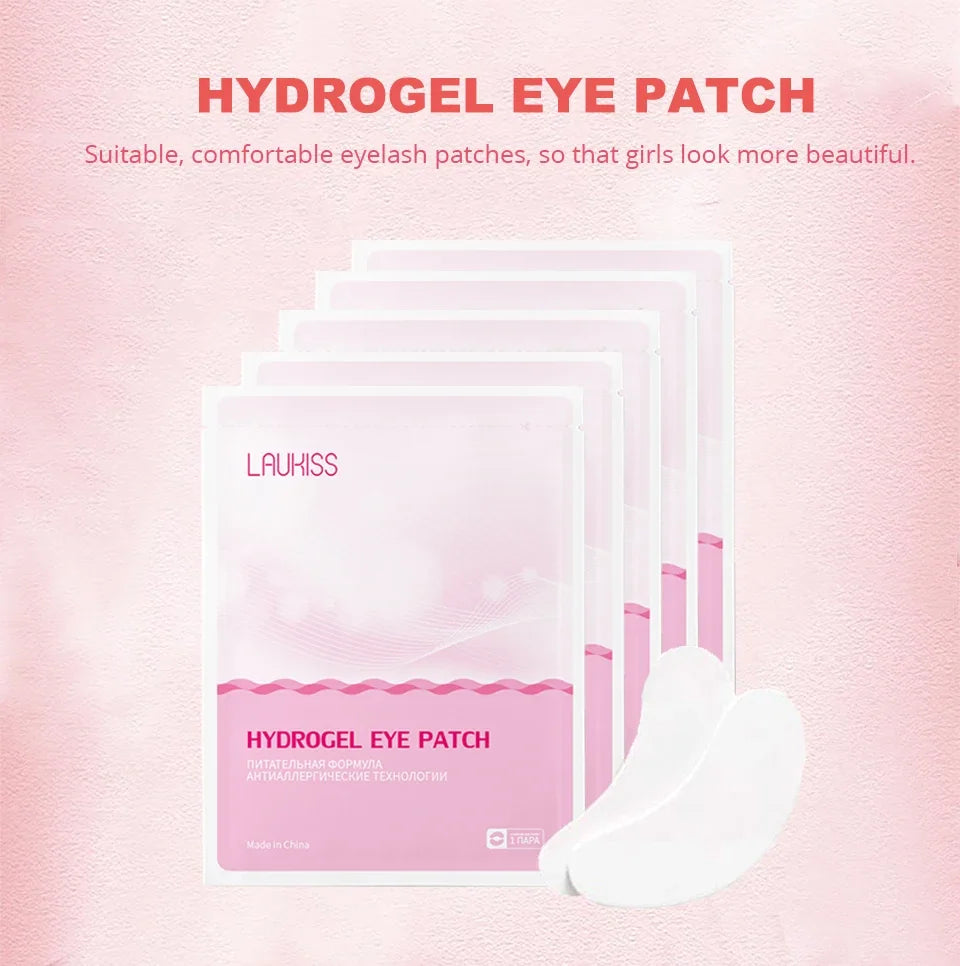 100pairs Eyelash Patches For Building Grafted Eyelash Pads Russian Packing Under Eyes Paper Stickers For Eyelash Extension