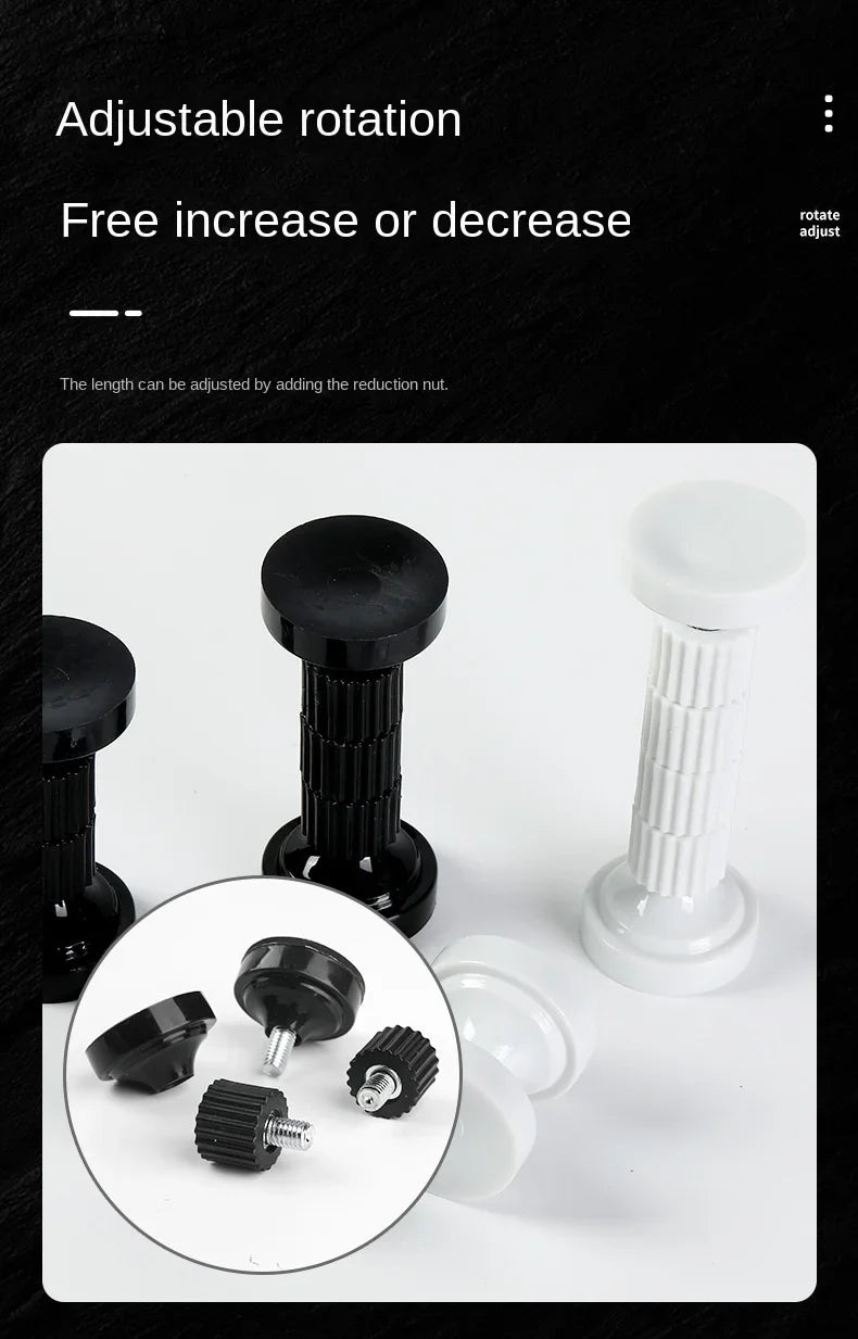 New Design Prevent loosening Adjustable Threaded Headboard Stoppers Bed Frame Anti-Shake Fixer