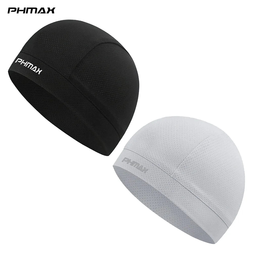 PHMAX Ice Silk Cycling Cap Mesh Breathable Ice Cool Sports Cap Sun Protection Cycling Cap Bicycle Mask Sports Headband
