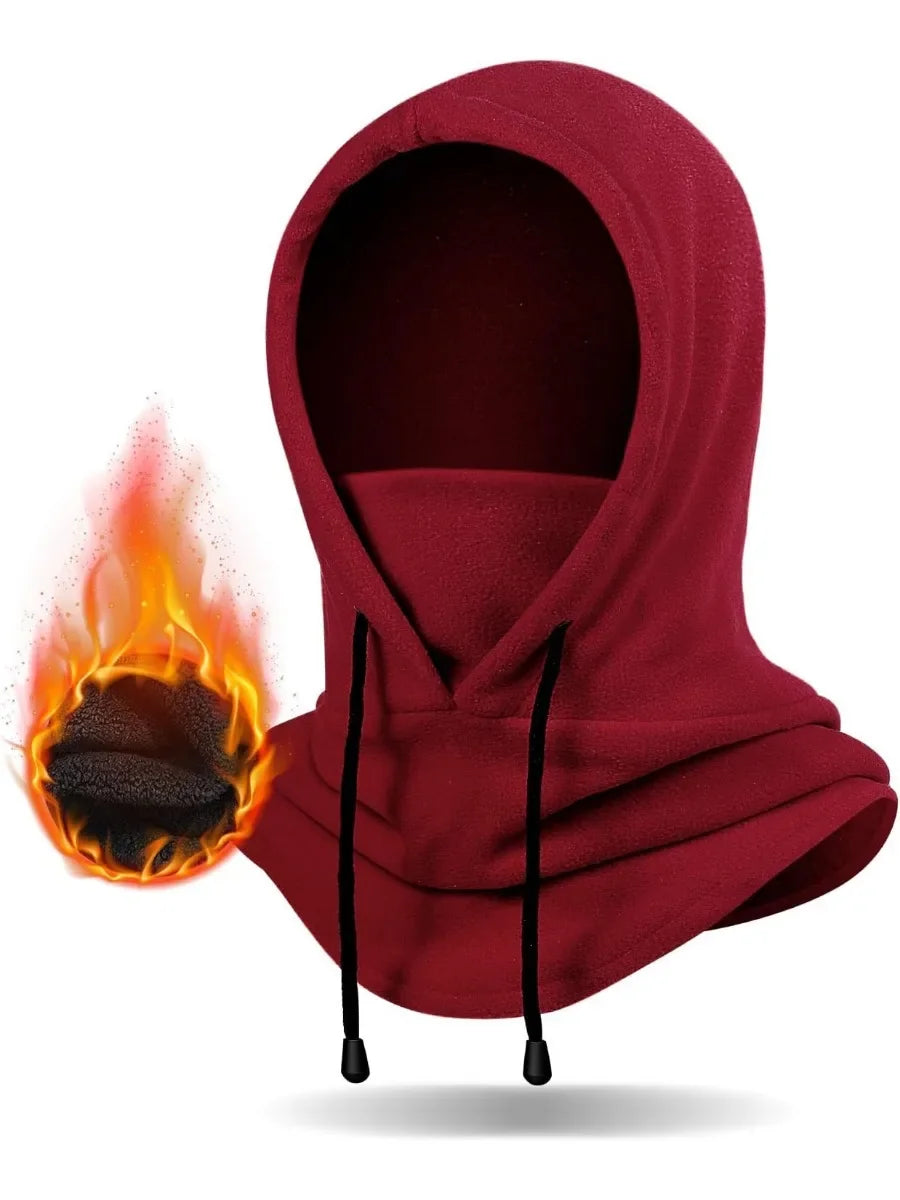 Winter Balaclava Set, Windproof Warm Hat for Outdoor Cycling and Skiing with Neck Warmer – Perfect Gift for Christmas/Halloween/