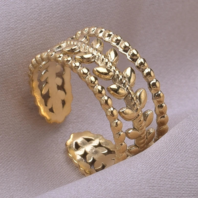 6pcs/lot Wholesale Various Chunky Rings Real Gold Plated Love Abstract DIY Shell Star Sun Bat Shaped Rings Women Jewelry Gifts