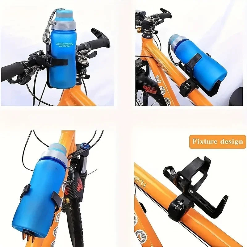 Bicycle Water Bottle Holder Cycling Equipment Accessory 360Degree Rotating Cup Holder for Bicycle Electric Scooter Mountain Bike