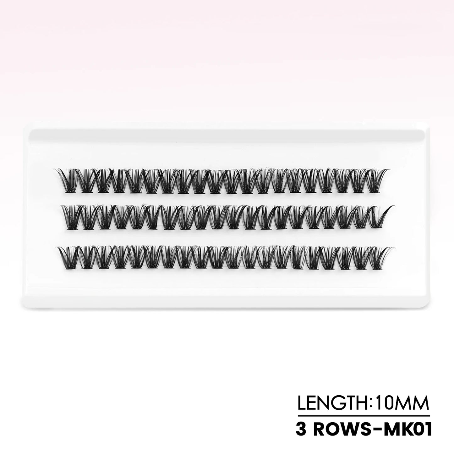WOSHEER Self Adhesive Lash Clusters Pre Glued Eyelash Clusters No Glue Needed Lashes Wispy Eyelash Extensions Individual Lashes