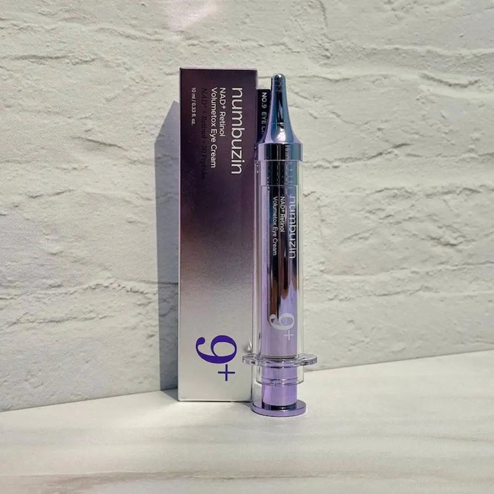 Numbuzin NO.9 Retinol Lift & Firm Cream Korean Original Skin Care Purple Needle Tube Eye Cream No.9 NAD+ BIO Lifting-sil Essence