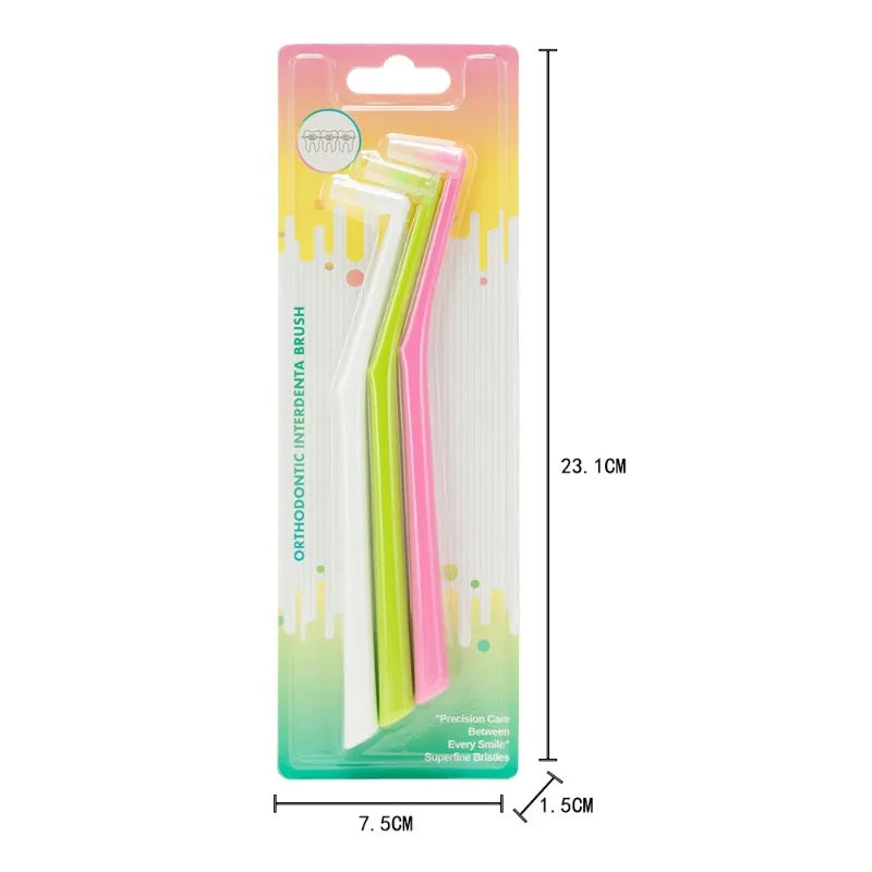 Soft Hair Implant Interdental Brush Single-Beam Soft Teeth Cleaning Toothbrush Oral Care Tool Small Head