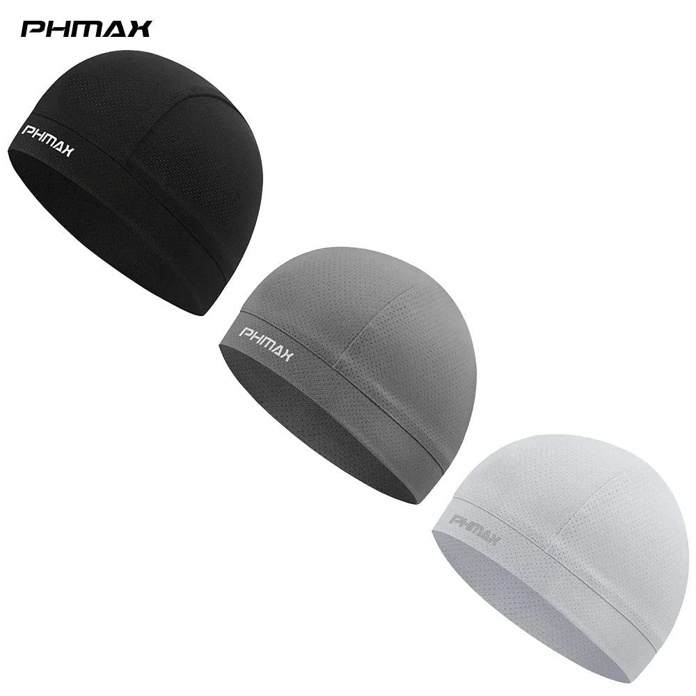 PHMAX Ice Silk Cycling Cap Mesh Breathable Ice Cool Sports Cap Sun Protection Cycling Cap Bicycle Mask Sports Headband
