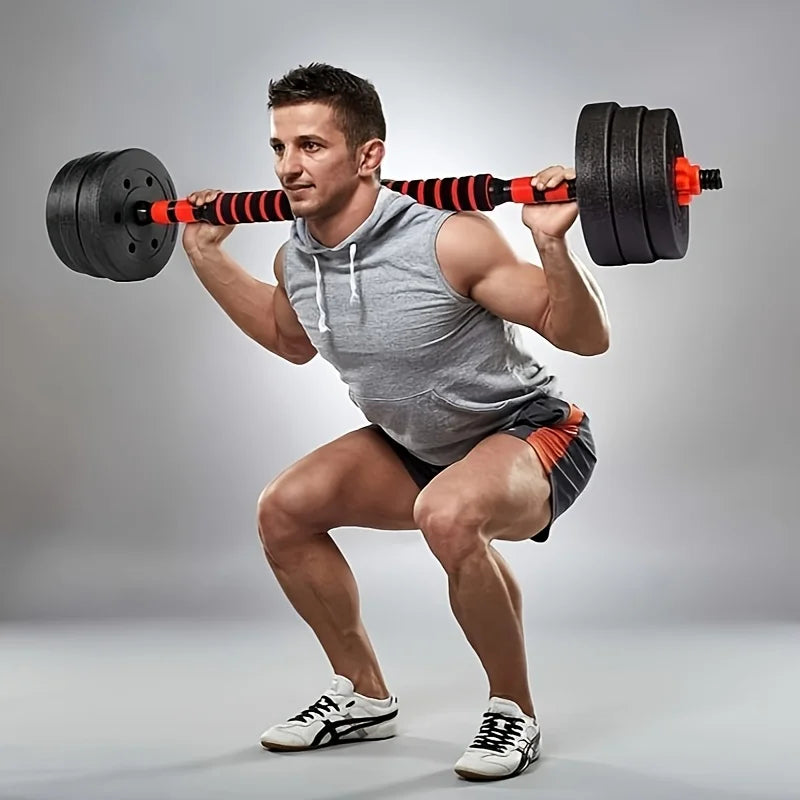 Dumbbell Rod Connectors Set,Universal Dumbbell Handle Fix, Excludes Weight Plates - Ideal for Gym Enthusiasts & Weightlifters