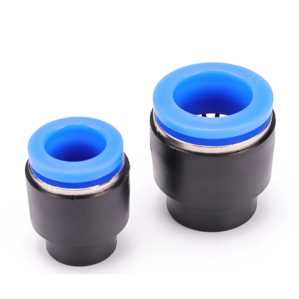 Pneumatic Connector Quick Plug Plastic Plug Pipe Plug PP PPF 4mm 6mm 8mm 10mm 12mm 14mm 16MM Air Hose Sealing Connector