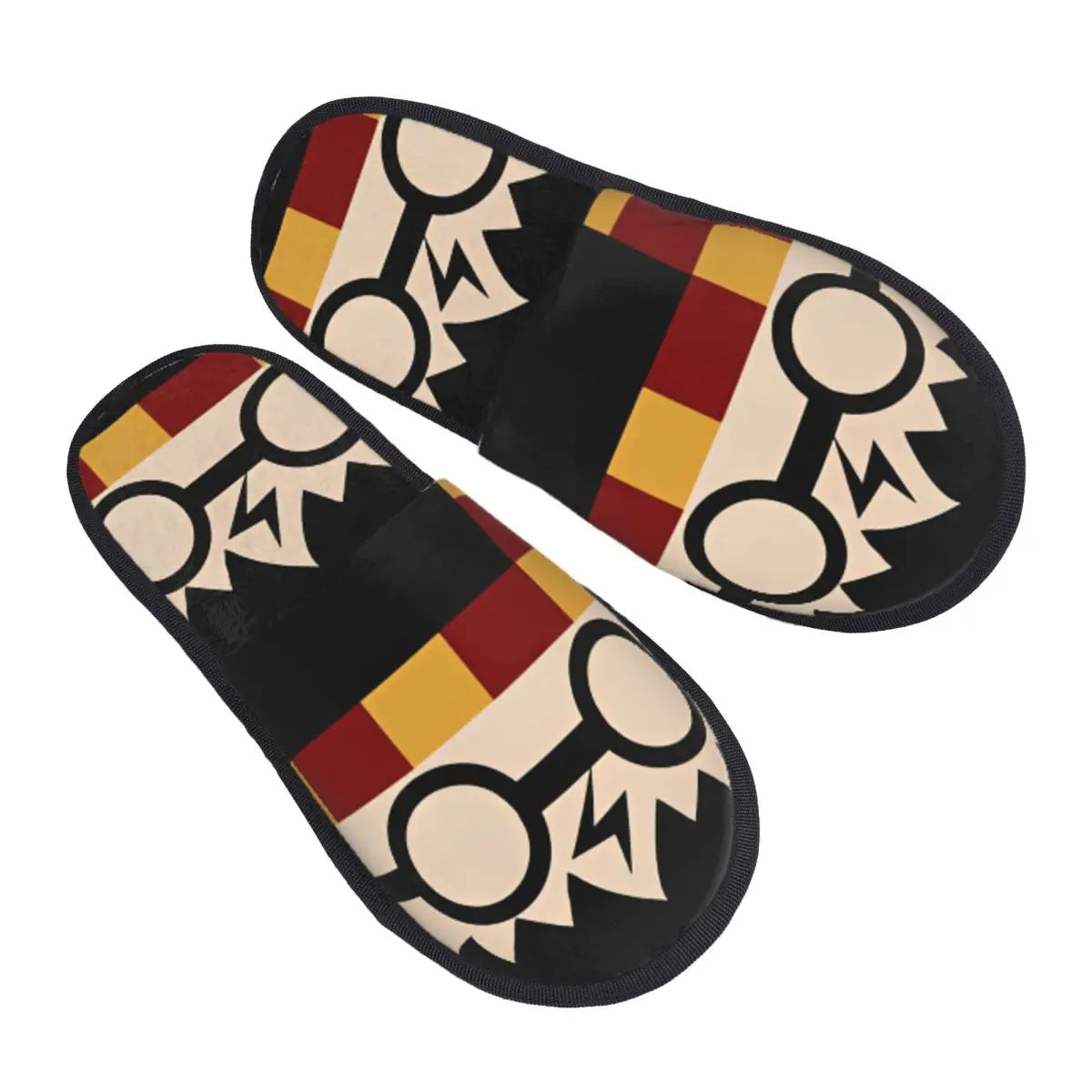 Winter House Cotton Slippers Harrys Potters Magic School Accessories Household Fur Slides Slippers Indoor Cozy Anti Slip Slides