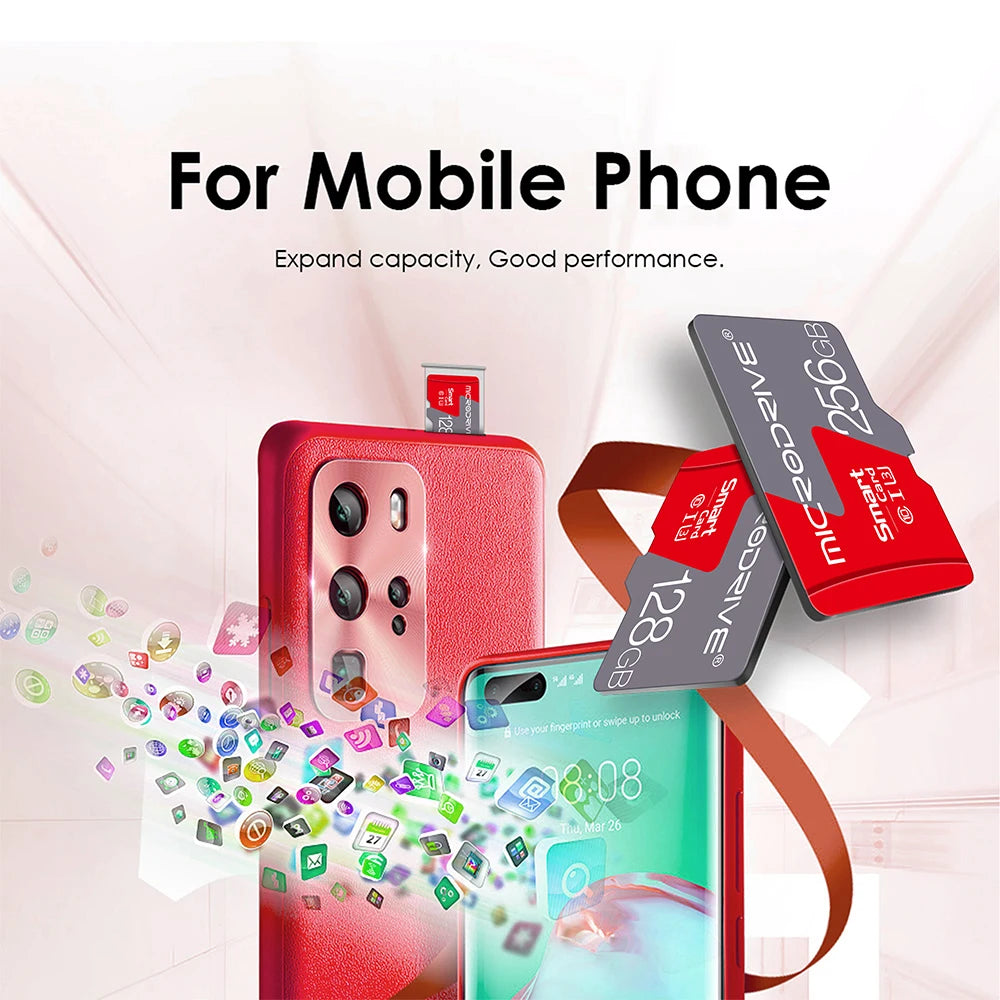 100% Original C10 micro tf sd card 1GB 2GB 4GB 8GB 16gb 32gb memory card 64gb 128gb flash TF card 256gb cartao de memoria