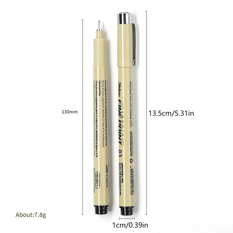 Waterproof Nail Art Graffiti Line Pen Gel Painting Wire Drawing Detail Sketching Tool for Creative Nail Design