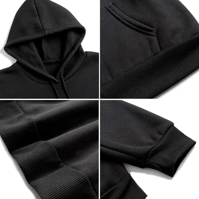 Autumn Winter Fleece-lined Hoody Malachi Barton Printed Women Men Oversized Pullovers Long Sleeve Street Hip Hop Gothic Clothing