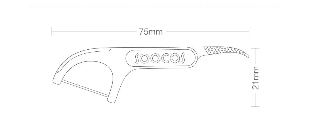 300pcs SOOCAS Professional Dental Flosser Ergonomic Design Food Grade-New/Old Versions Delivered Randomly