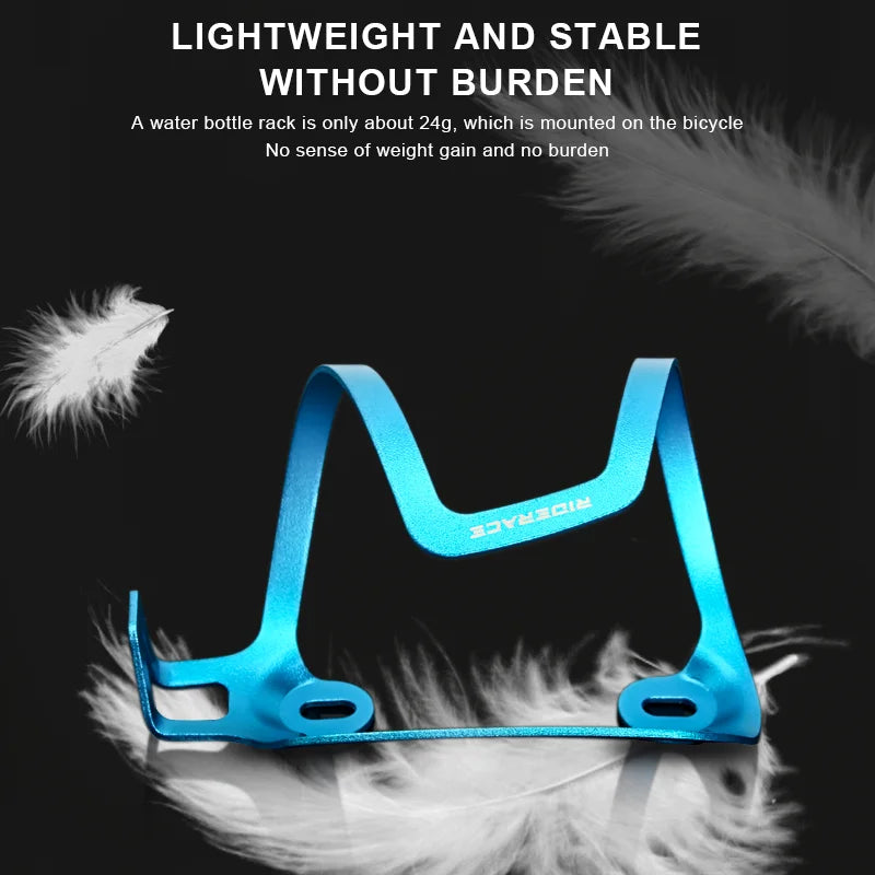 RIDERACE Lightweight Bike Bottle Holder Aluminium Alloy MTB Bicycle Water Bottle Cage Cup Bracket For Road Cycling Kettle Mount