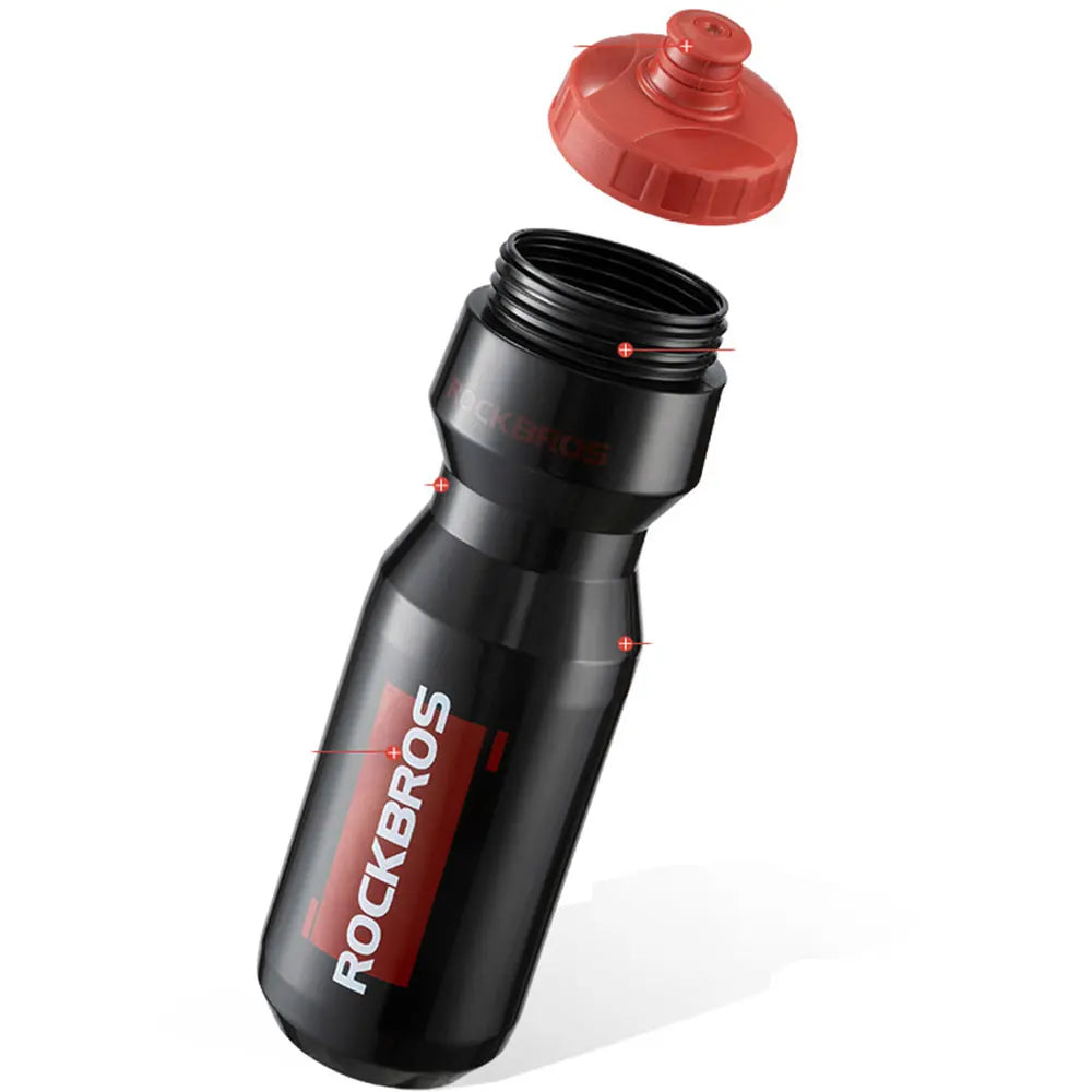 ROCKBROS Bicycle Water Bottle 750ML PP5 Plastic For Outdoor Running Climbing Sports Squeeze Mug Cycling Kettle Portable Bike Cup