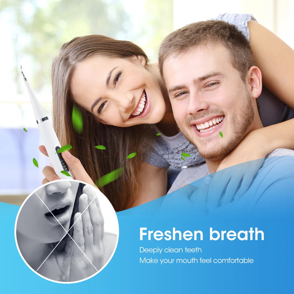 Sonic Electric Toothbrush Teeth Whitening Kit Tooth Whitener Calculus Plaque Tartar Remover Tools Cleaner Stain Oral Care