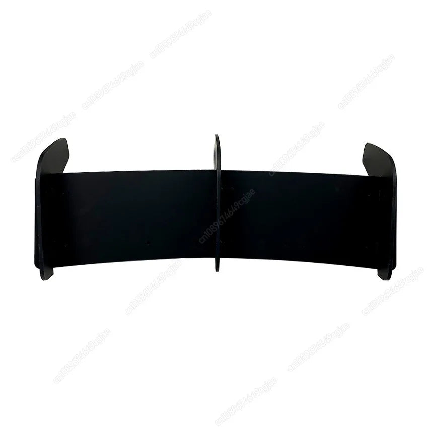 For VW Polo MK5 GTI 6R 6C Two Four Door Facelift 2010-2018 3 Fins Rear Bumper Diffuser Spoiler Splitter BodyKit ABS Black Tuning