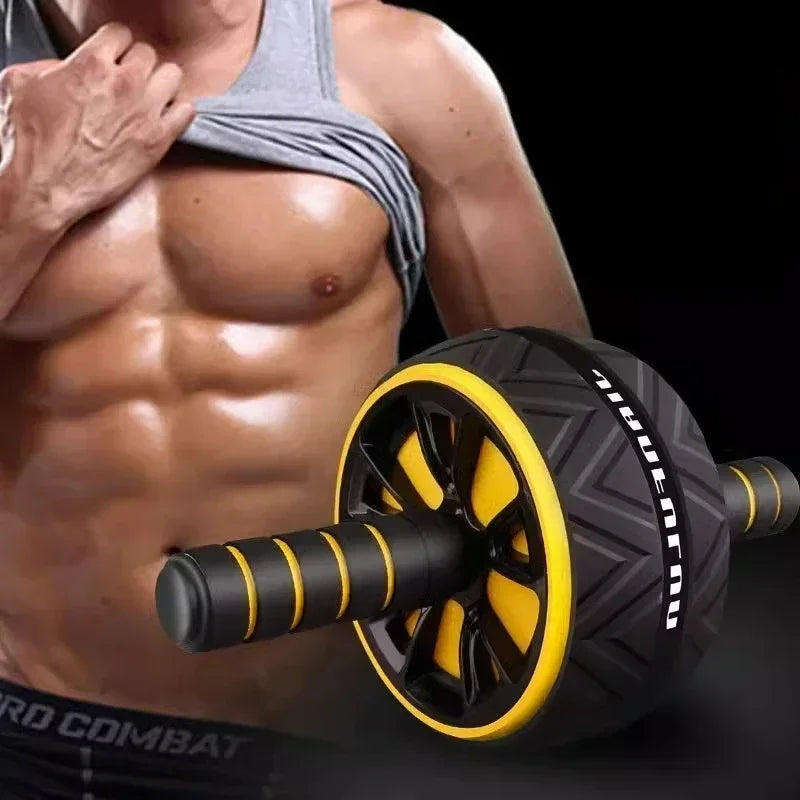 Ab Roller Wheel Non-Slip Abdominal Training Roller Core Workout Home Gym Fitness Equipment for Men Women