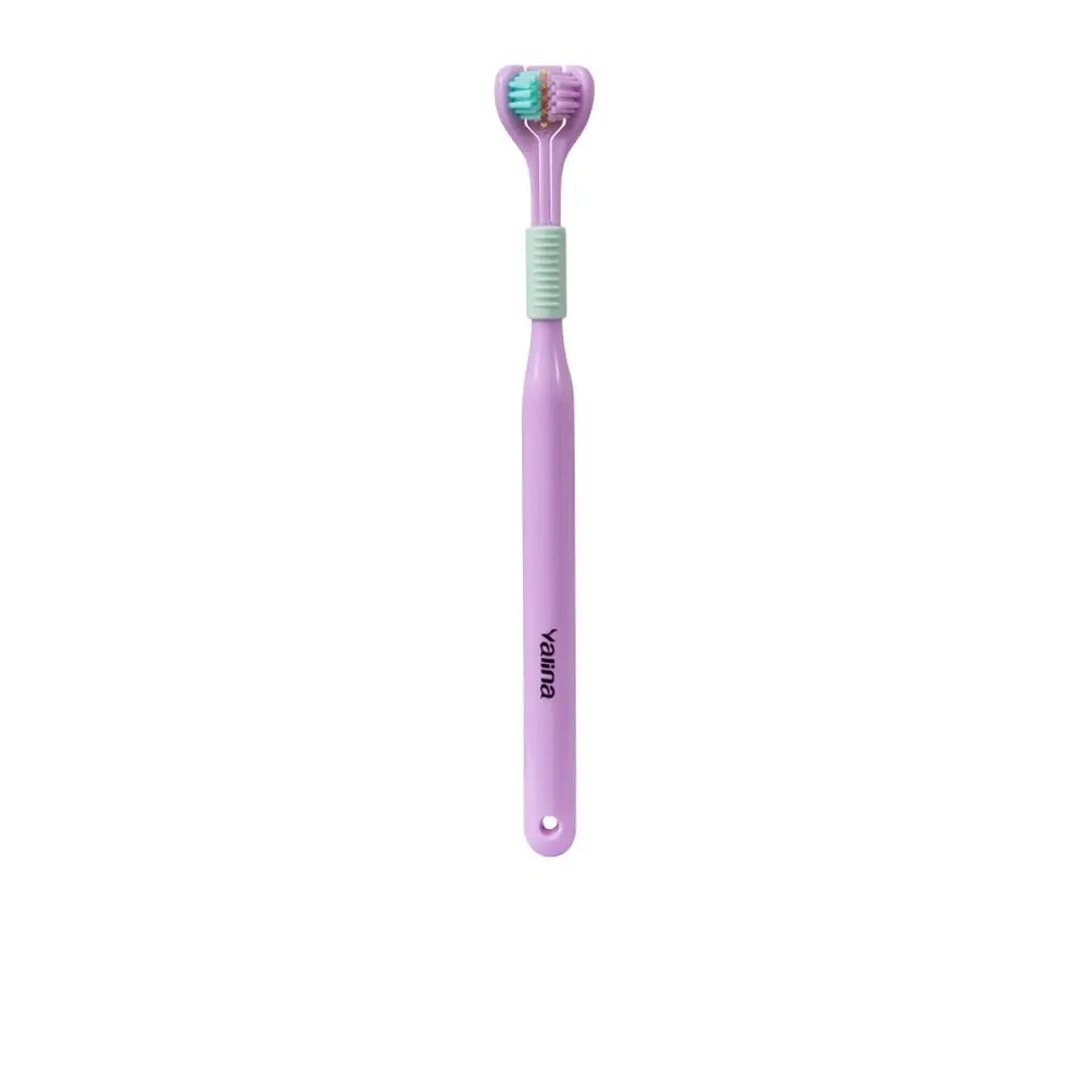 Three Sided Soft Hair Tooth Toothbrush Adult Toothbrush Ultra Fine Soft Bristle Oral Care Safety Teeth Brush for Oral Health