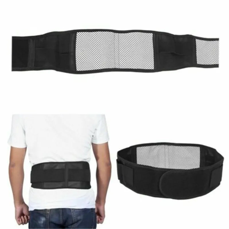 Adjustable Waist Support Self Heating Magnetic Therapy Waist Support Belt Lumbar Brace Massage Band Waist Posture Pain Relief