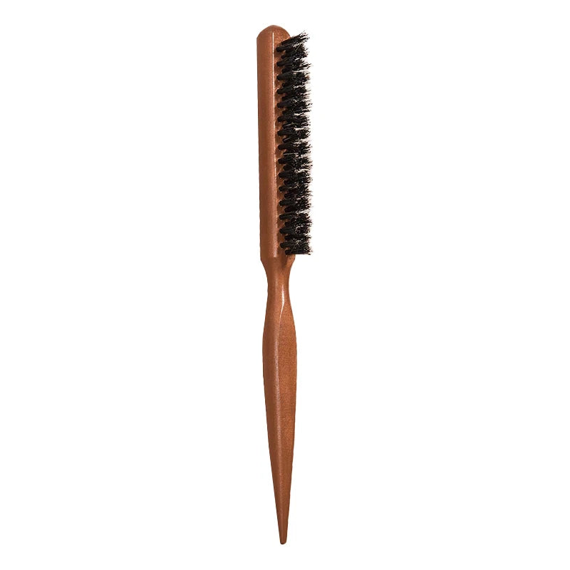 1/2Pcs Wooden Handle Bristle Hair Brush Set , Frizz-Reducing Scalp Massage Comb for All Hair Types