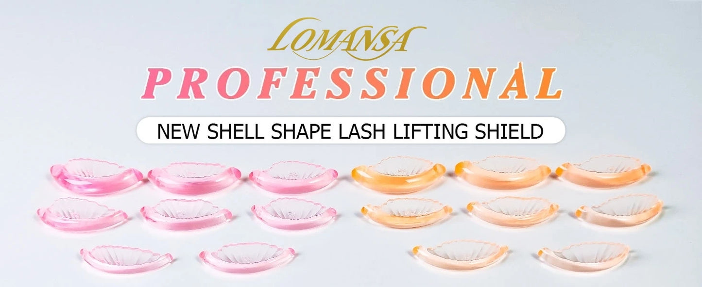 LOMANSA C Curl 6 Size Silicone Eyelash Perm Pads Sticky Lashes Rods Shield Lifting 3D Eyelash Curler Accessories Makeup Tool