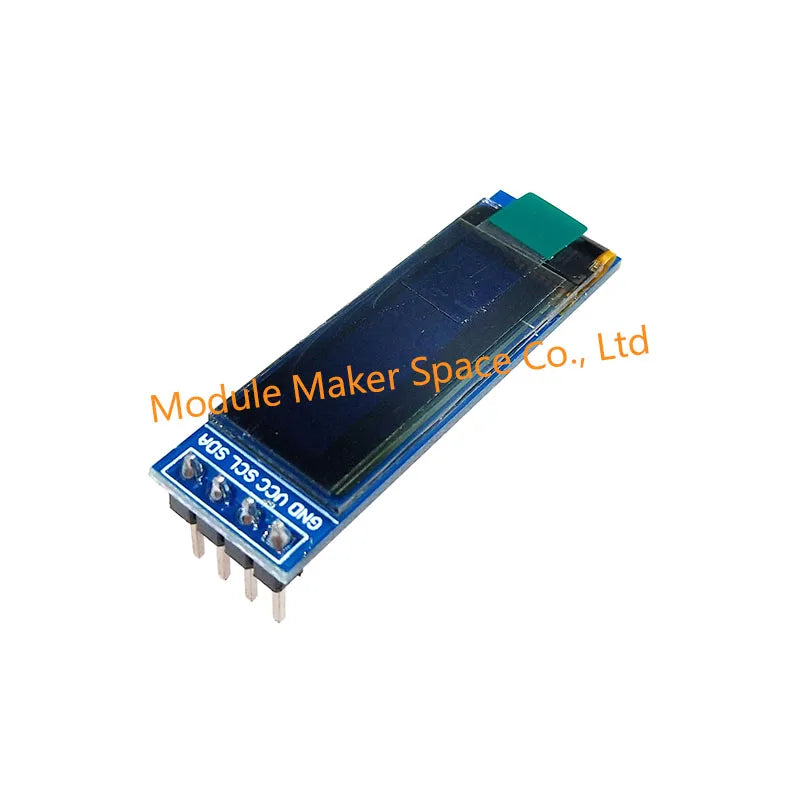 0.91' OLED Display Module 128*32 SSD1306 Vertical Screen - I2C 4-Pin Interface for Arduino/Embedded Systems for Lot Smart Home