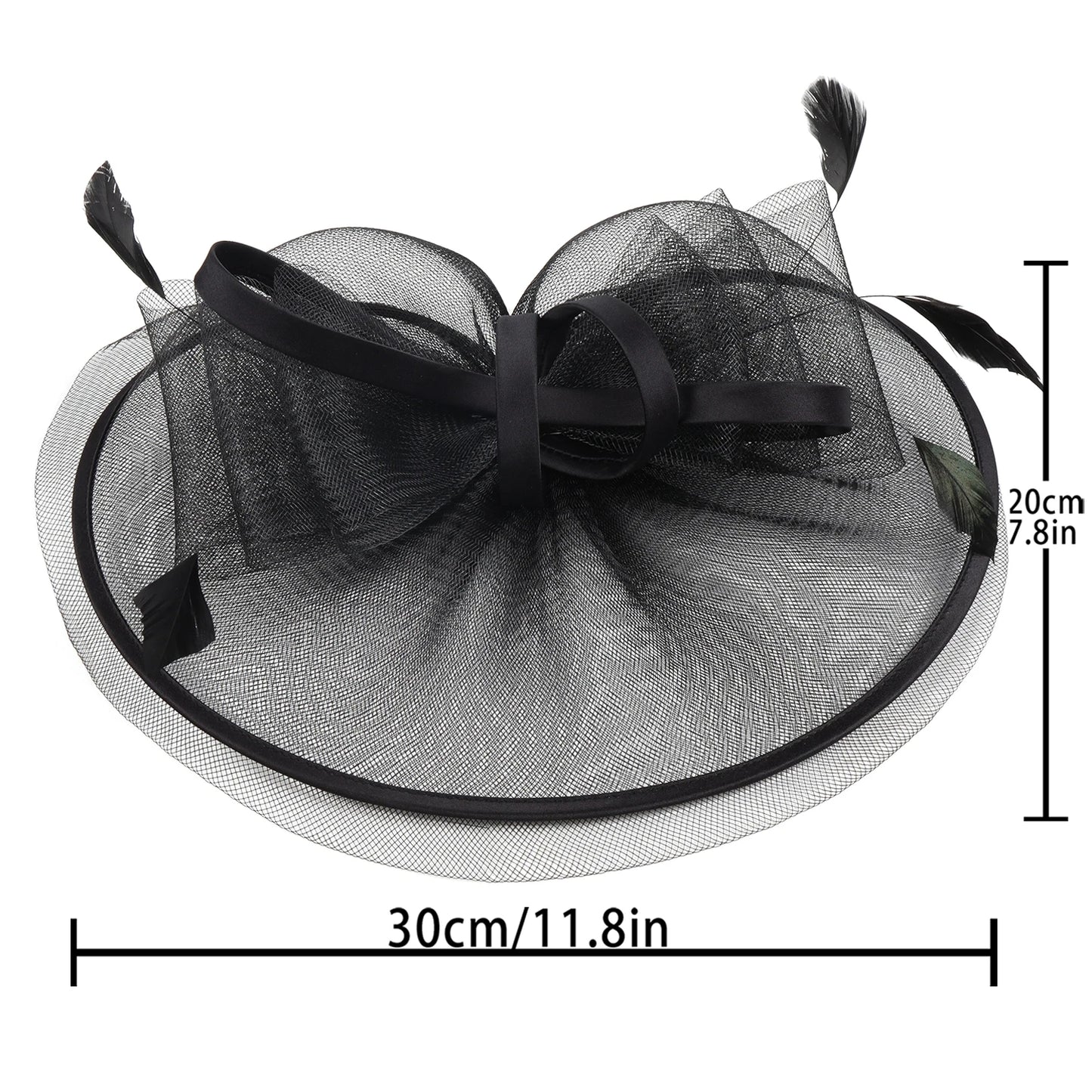 Wedding Accessories Formal Dresses Mesh Fascinator Hats Headwear Kentucky Derby Headpiece for Ladies Hair Accessories Ｗomen