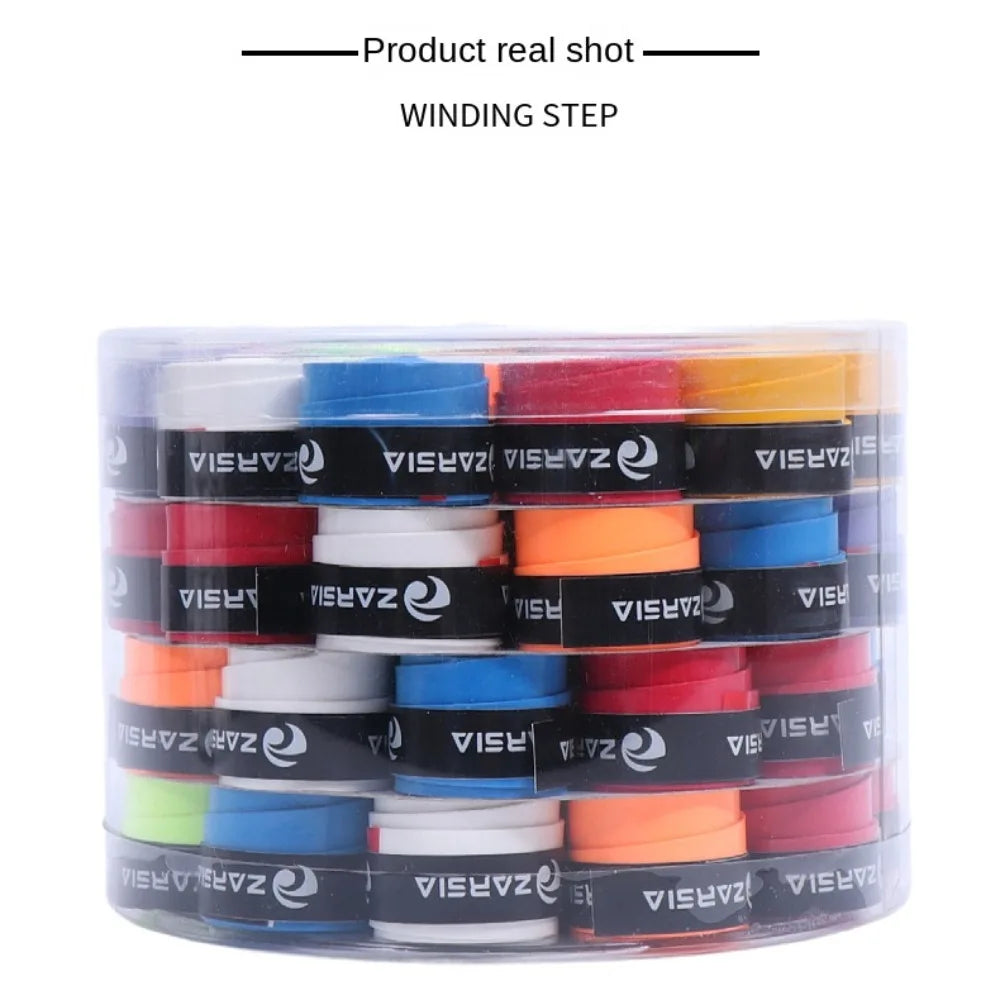 Shock Absorption Anti Slip Tennis Racket Sweatband Anti Slip Sweat Absorption Tennis Overgrip Padel Sweatband Colorful