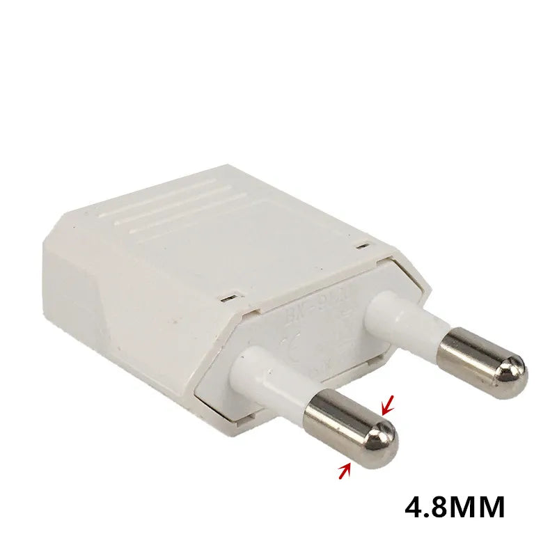 1pcs Power Plug Adapter US To EU Euro Europe Plug Power Plug Converter Travel Adapter US to EU Adapter Electrical Socket