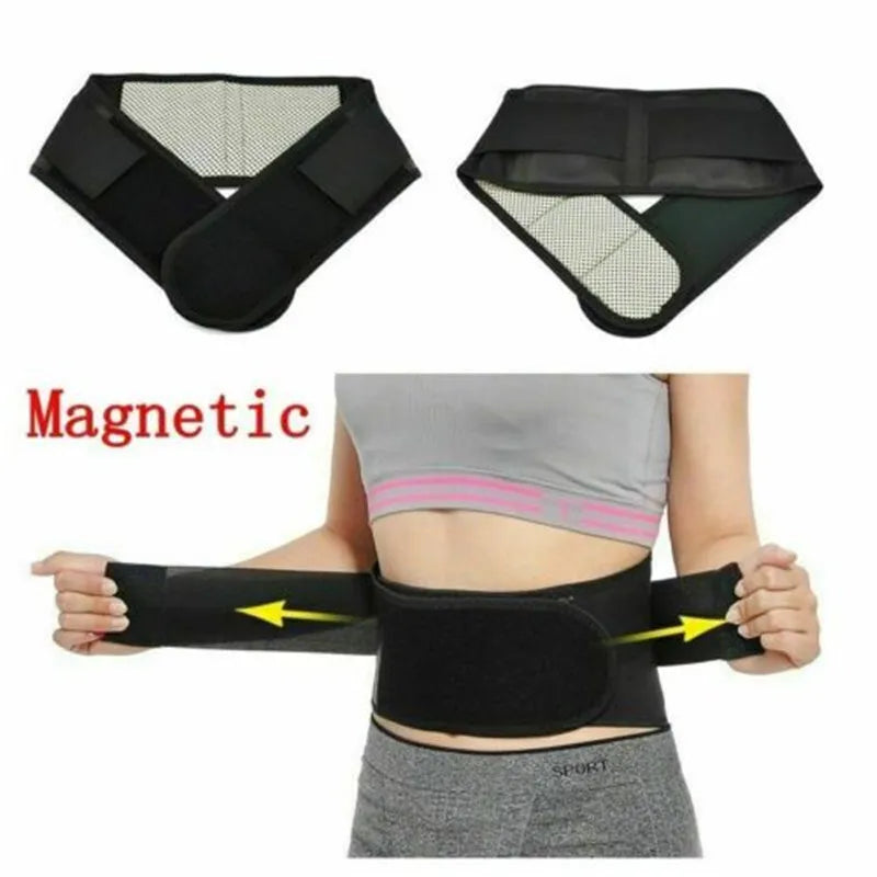 Adjustable Waist Support Self Heating Magnetic Therapy Waist Support Belt Lumbar Brace Massage Band Waist Posture Pain Relief