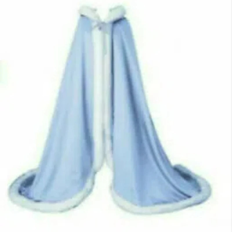 Winter Artificial Fur Cloak Wedding Party Hooded Bride Jacket/Shawl Wedding Accessories