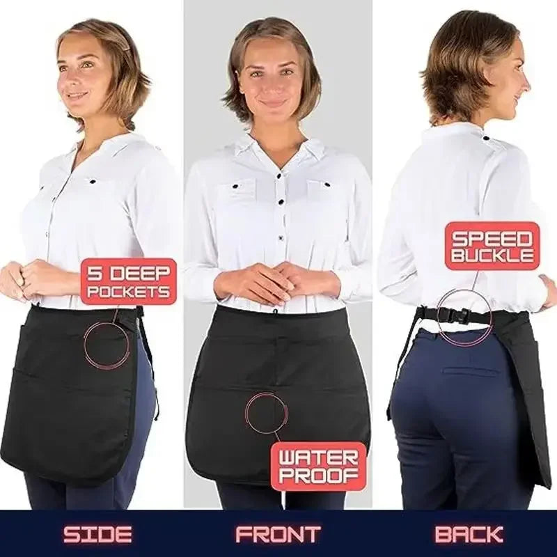 Hairdresser Apron Black Professional Waterproof Hairdressing Shampoo Haircuts Apron Barber Coiffeur Apron Hair Salon Tools