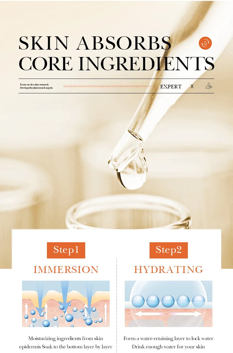 BIOAOUA Oligopeptide Face Freeze-dried Powder Set Sensitive Skin Moisturizing and Smoothing Hyaluronic Acid Essence