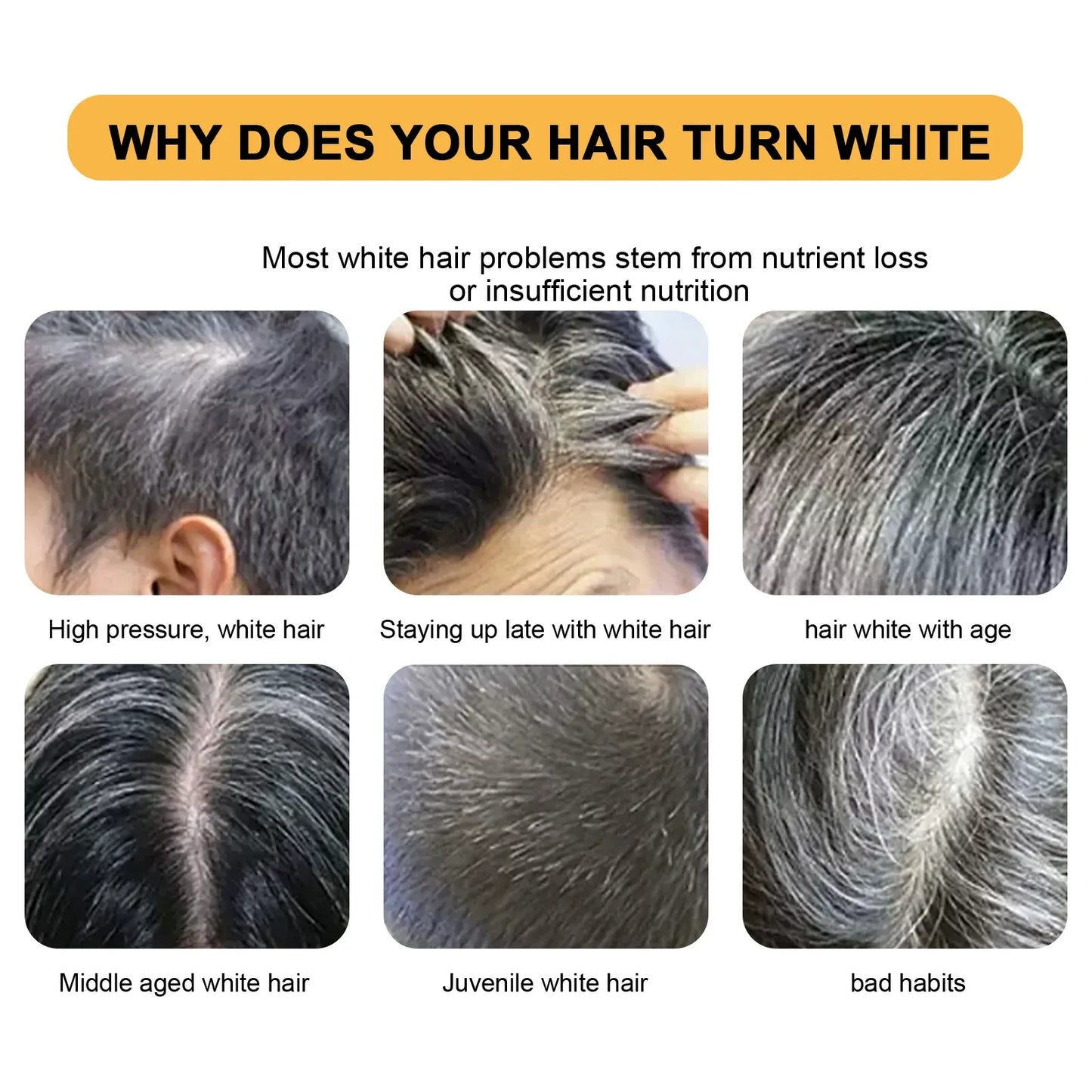 Hair Darkening Shampoo Bar White Hair Coverage Deep Cleaning Soft Shiny Nourishing Anti Dandruff Improve Gray Hair Shampoo Soap