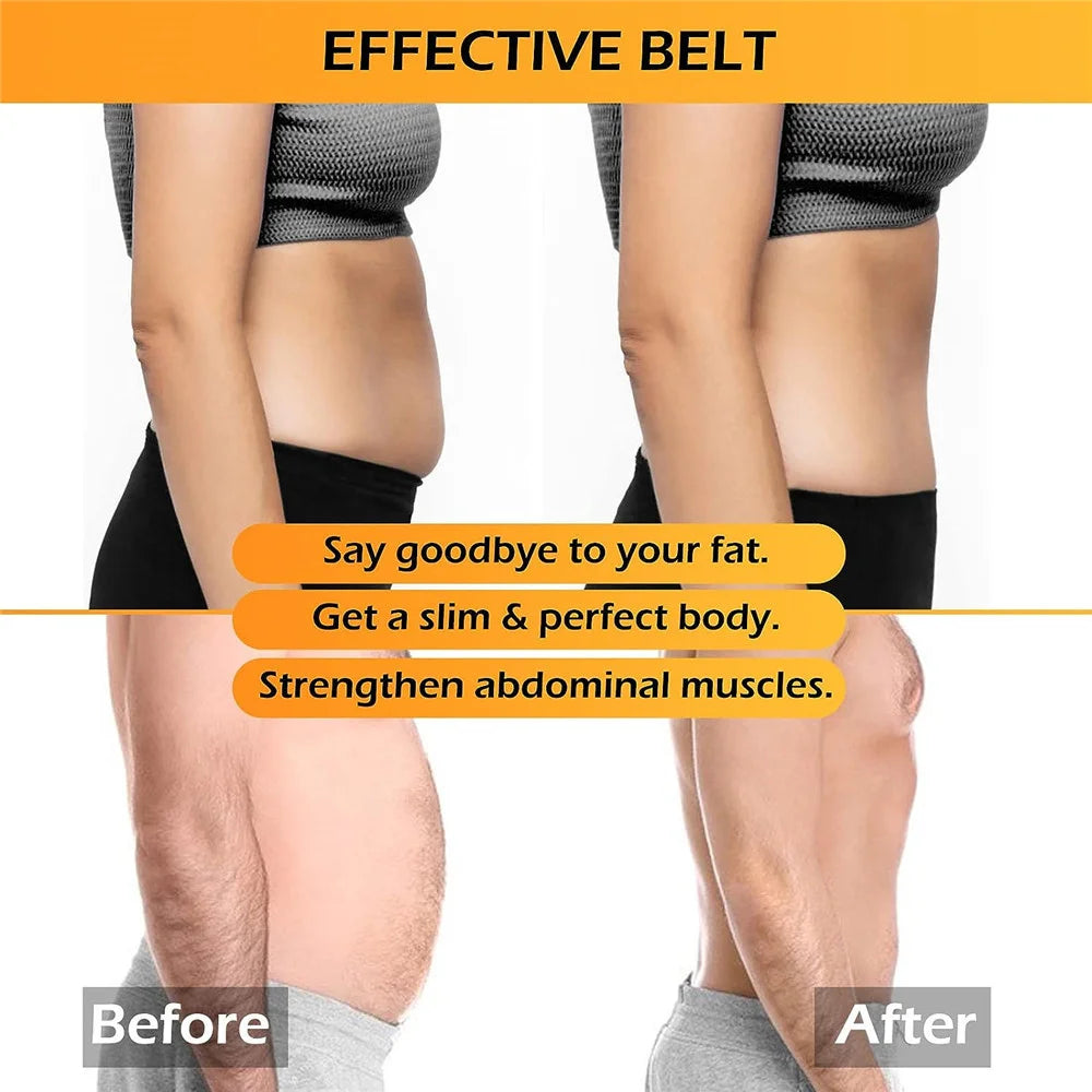 Intelligent EMS Belt Massage Set Full Body Muscle Stimulation Trainer Abdominal Fitness Device USB Charging Version