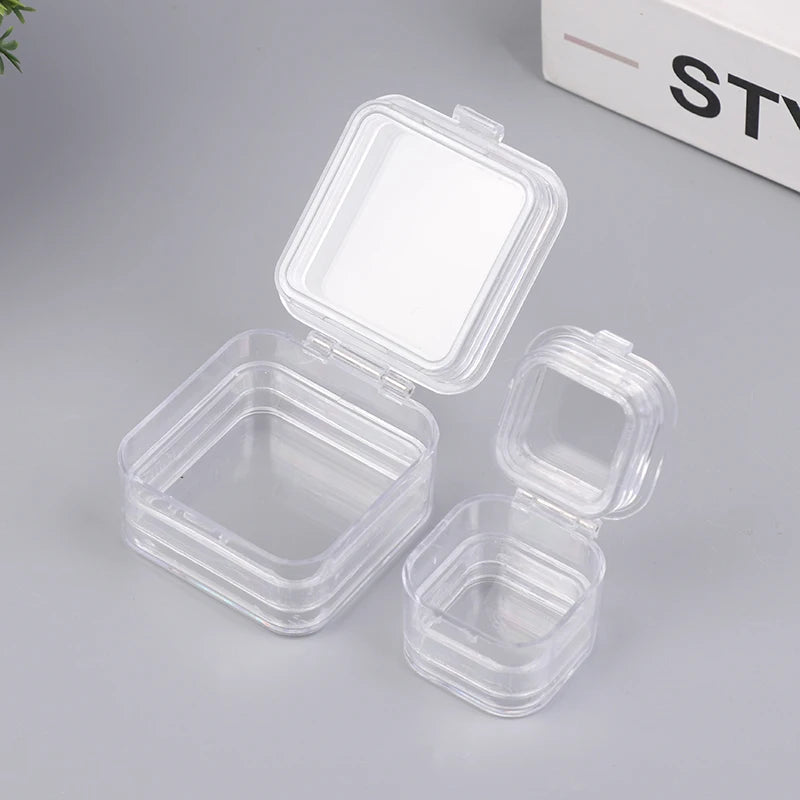1 Pcs Plastic Dental Lab Box With Film Dentist False Tooth Case Box With Membrane Storage Boxes Denture Teeth Container Case