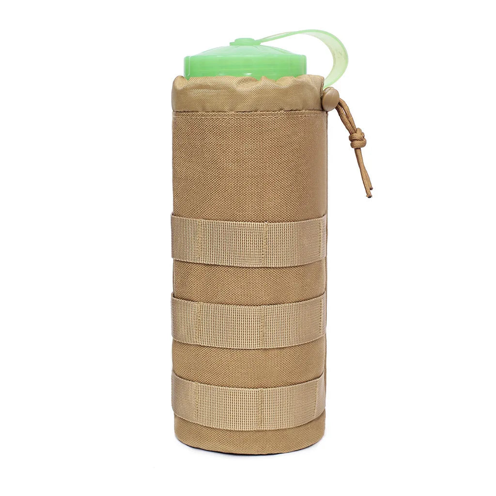 Travel Tactical Molle Water Bottle Bag Pouch Holder Camping Hiking Cycling Fishing Hunting Water Bottle Kettle Carrier