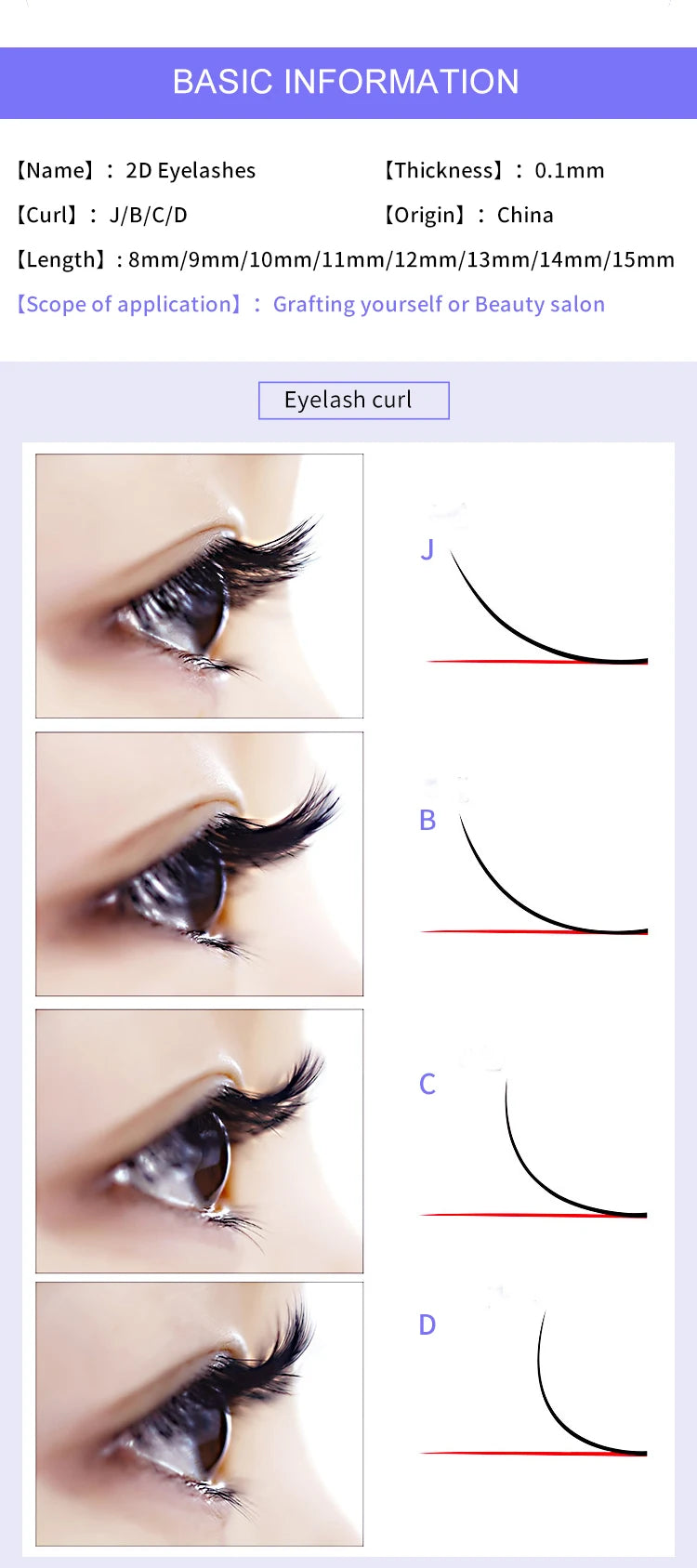 E-young 2d Premade Lashes Volume Fans Short Stem C/D Curl 0.1mm Natural False Eyelashes Extensions Premade Fans Wholesale Makeup