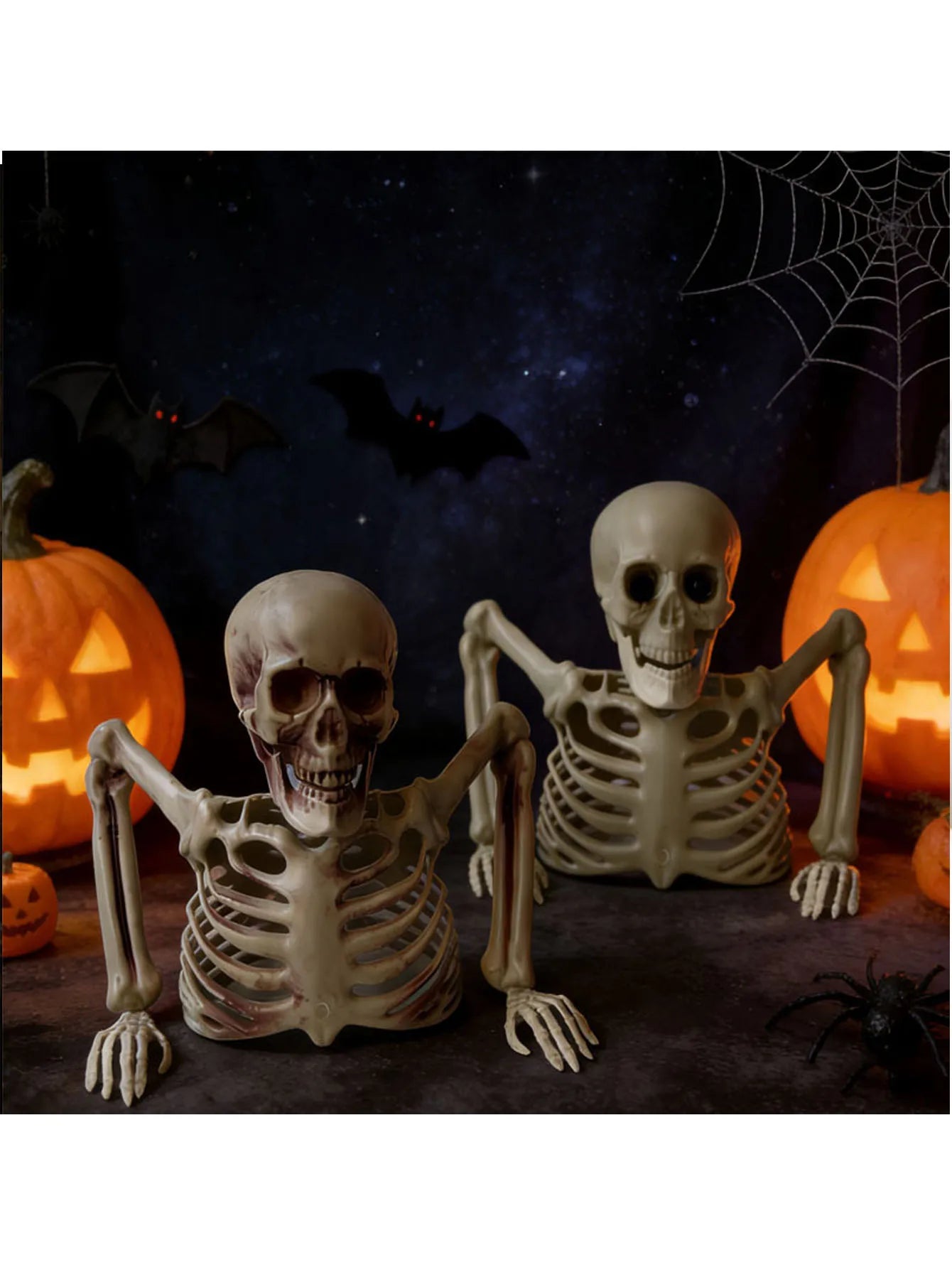 Halloween Half Skeleton Party, Terrifying Scene Decoration, Outdoor and Indoor Escape Room Decoration, Horror Theme.