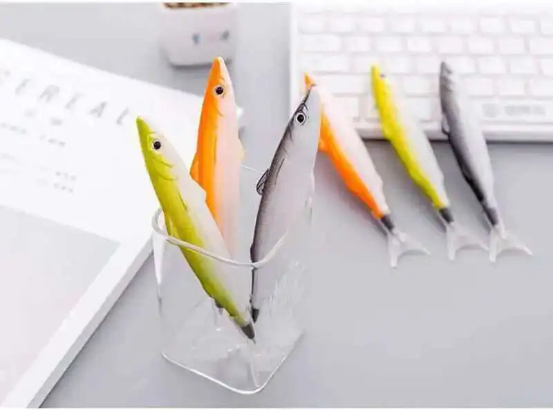 1 Piece Lytwtw's Cute Kawaii Sea Fish Stationery Creative Ballpoint Pen Office School Supply Novelty Funny Lovely Pens