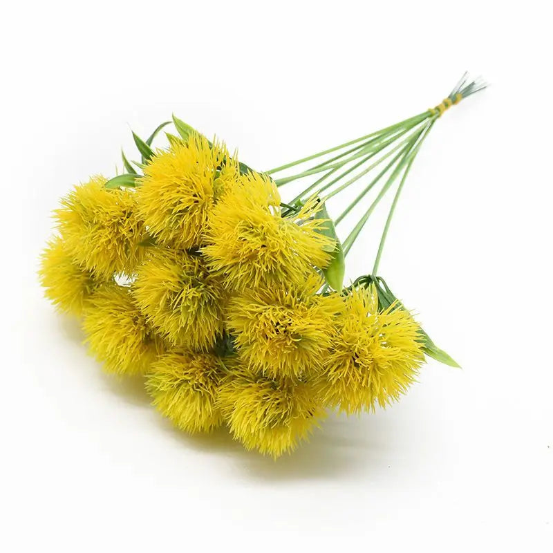 Plastic Artificial Plants Dandelion for Home Vases Garden Party Decoration Accessories Wedding Bride Bouquets DIY Gift Hot Sales