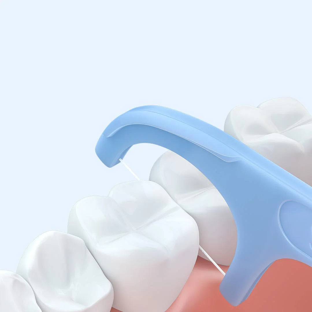 300pcs SOOCAS Professional Dental Flosser Ergonomic Design Food Grade-New/Old Versions Delivered Randomly