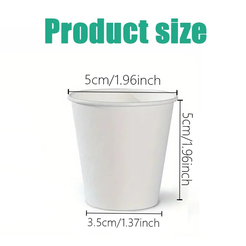 50/100/200PCS Disposable Tasting Cup One Mouthful Cup Supermarket Office  Hotel Party Snacks Coffee Drinks Candies Mouthwash