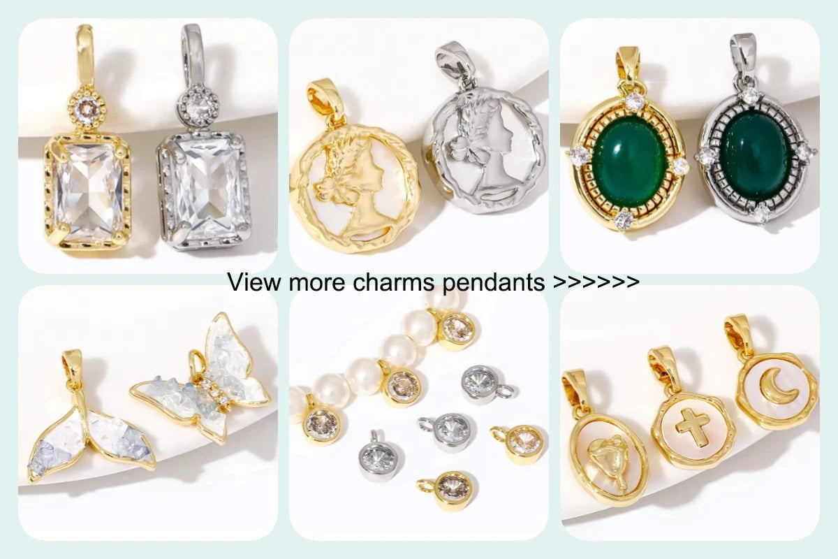 18K Gold Plated Brass With Center U-Bar And Open Ring Cable Chain Ear Thread Ear Wire Earrings DIY Earring Making Supplies