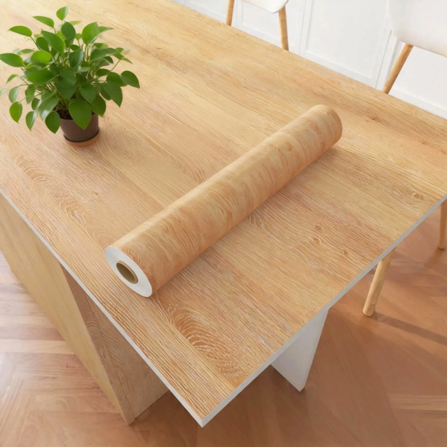 Waterproof Wood Grain Vinyl Self Adhesive Contact Paper Peel and Stick Wallpaper for Cupboard Table Furniture Home Decoration