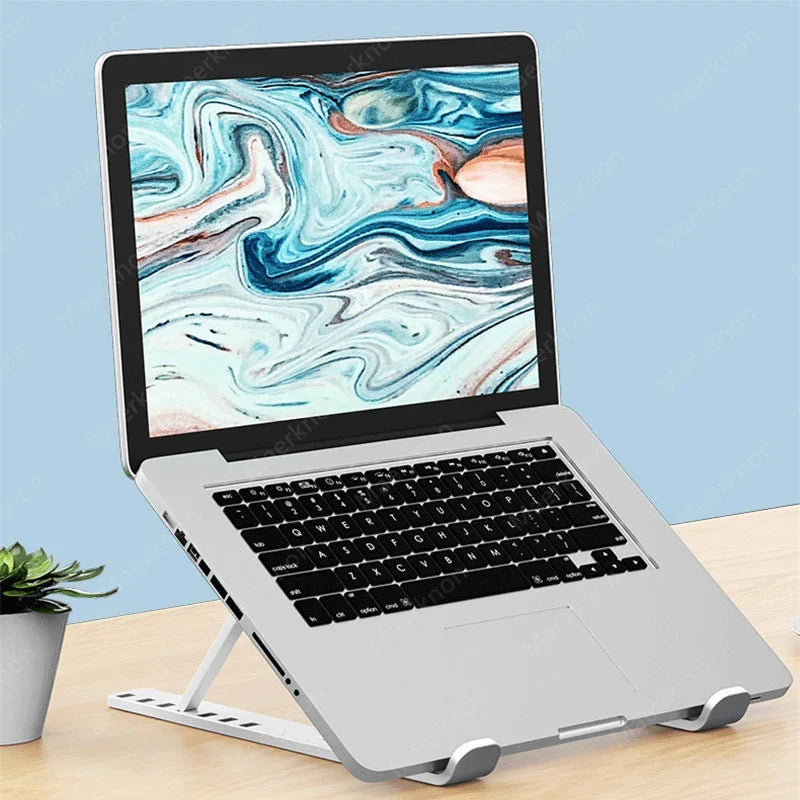 Laptop Stand Portable Foldable Notebook Bracket Adjustable Computer Monitor Holder For Macbook Air iPad Tablets Base Accessories
