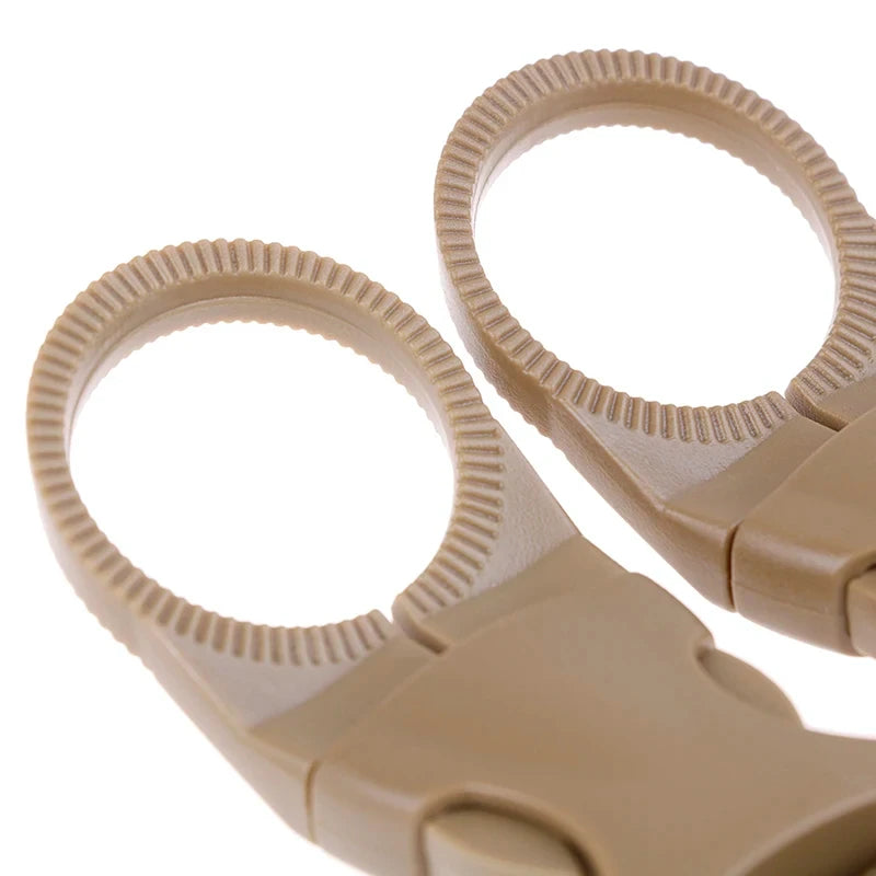 2Pcs Multifunctional Nylon Webbing Water Bottle Holder Hooks, Backpack Hanging Clip Carabiner Belt Buckle for Climbing Outdoor