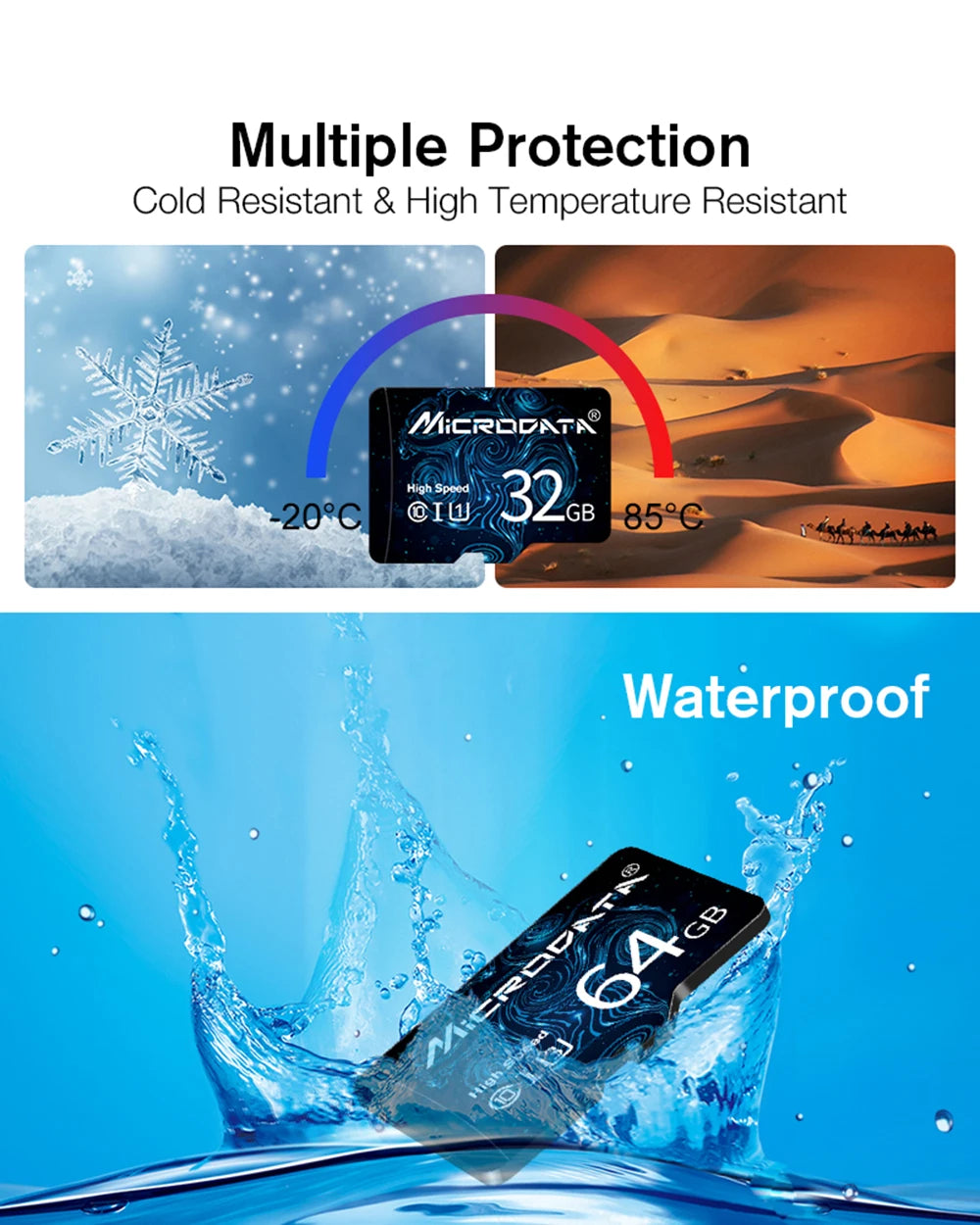 High Quality Memory Card Micro TF SD Card 128GB Class 10 TF Card 64GB 32GB 16GB 4GB 8GB External Pen Drive Flash Memory Disk