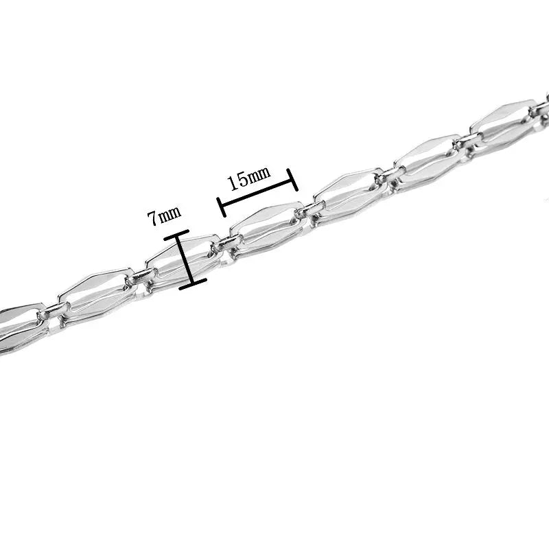 1 Meter Stainless Steel Large Heavy Chunky Hip Hop Punk Link Gold Color Chains DIY Jewelry Materials Handmade Necklace Bracelets